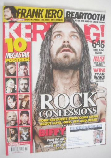 Kerrang magazine - Biffy Clyro cover (9 July 2016 - Issue 1627)