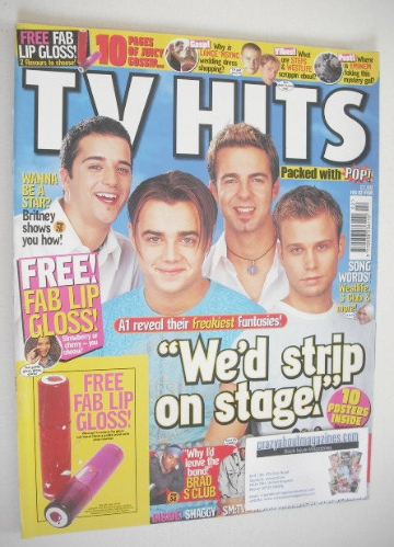 <!--2002-02-->TV Hits magazine - February 2002 - A1 cover