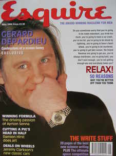 Esquire magazine - Gerard Depardieu cover (May 1994)