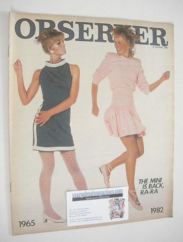 The Observer magazine - The Mini Is Back cover (15 August 1982)