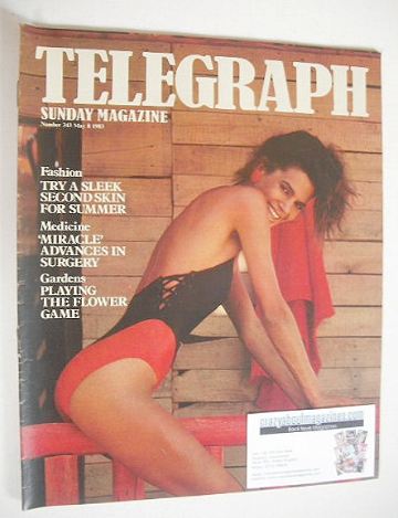 The Sunday Telegraph magazine - Second Skin For Summer cover (8 May 1983)