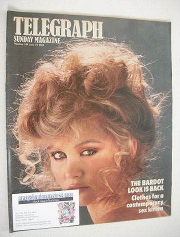 The Sunday Telegraph magazine - The Bardot Look cover (19 June 1983)