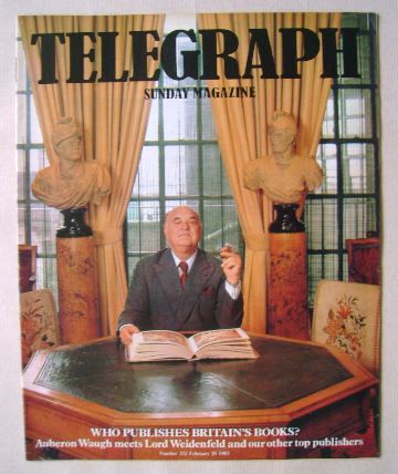 <!--1983-02-20-->The Sunday Telegraph magazine - Lord Weidenfeld cover (20 