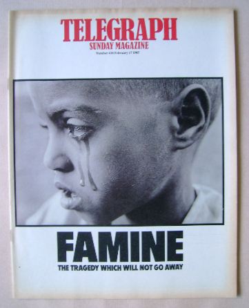 The Sunday Telegraph magazine - Famine cover (17 February 1985)