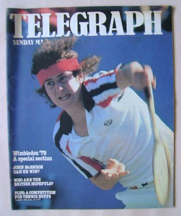 <!--1979-06-24-->The Sunday Telegraph magazine - John McEnroe cover (24 Jun