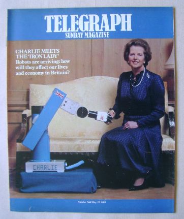 The Sunday Telegraph magazine - Margaret Thatcher cover (15 May 1983)