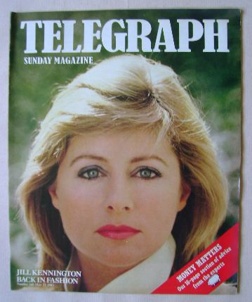 The Sunday Telegraph magazine - Jill Kennington cover (22 May 1983)
