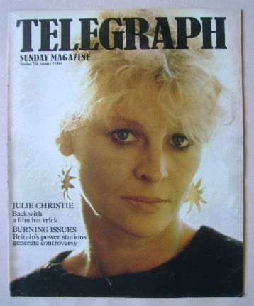 <!--1983-01-09-->The Sunday Telegraph magazine - Julie Christie cover (9 Ja