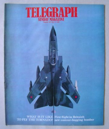 The Sunday Telegraph magazine - Tornado Bomber cover (17 July 1983)