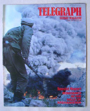 The Sunday Telegraph magazine - Afghanistan cover (19 August 1984)