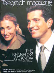 Telegraph magazine - John Kennedy Jr and Carolyn cover (21 August 1999)