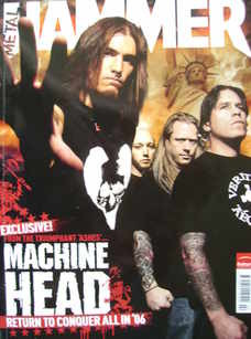 Metal Hammer magazine - Machine Head cover (February 2006)