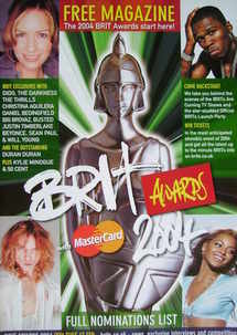 Brit Awards magazine 2004