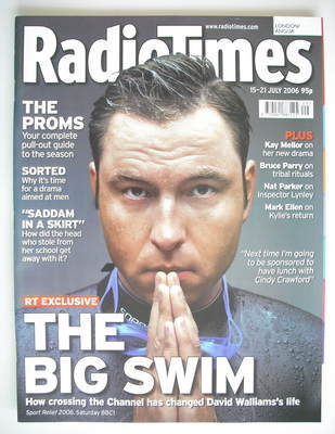 Radio Times magazine - David Walliams cover (15-21 July 2006)