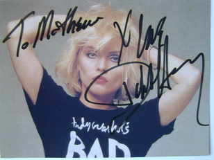 Debbie Harry autograph