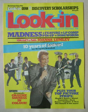 Look In magazine - Madness cover (10 January 1981)