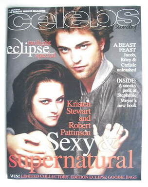 Celebs magazine - Robert Pattinson and Kristen Stewart cover (11 July 2010)
