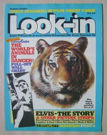 Look In magazine - Tiger cover (28 February 1981)