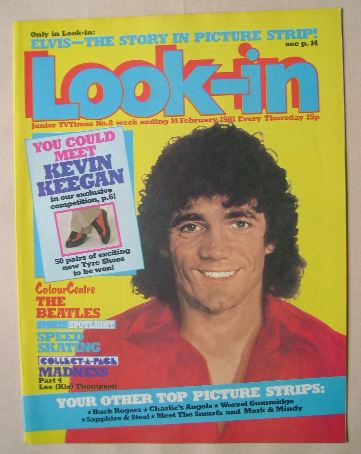 Look In magazine - Kevin Keegan cover (14 February 1981)