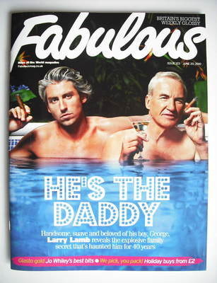 <!--2010-06-20-->Fabulous magazine - Larry Lamb and George Lamb cover (20 J