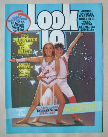 Look In magazine - Freestyle Dancing cover (12 December 1981)