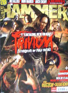 <!--2007-01-->Metal Hammer magazine - Trivium cover (January 2007)