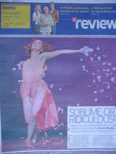 The Daily Telegraph Review newspaper supplement - 7 March 2009 - Tamara Rojo cover