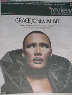 The Daily Telegraph Review newspaper supplement - 1 November 2008 - Grace Jones cover