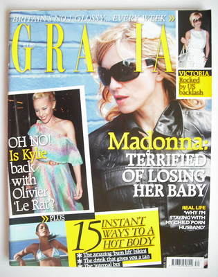 <!--2007-07-30-->Grazia magazine - Madonna cover (30 July 2007)