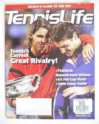 Tennis Life magazine - Roger Federer and Rafael Nadal cover (March/April 2009)