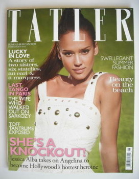 Tatler magazine - June 2010 - Jessica Alba cover