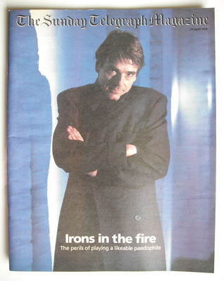 The Sunday Telegraph magazine - Jeremy Irons cover (19 April 1998)