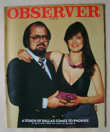 The Observer magazine - Randy Polk cover (6 June 1982)