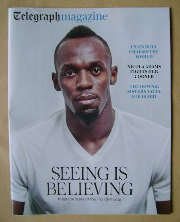 Telegraph magazine - Usain Bolt cover (16 July 2016)