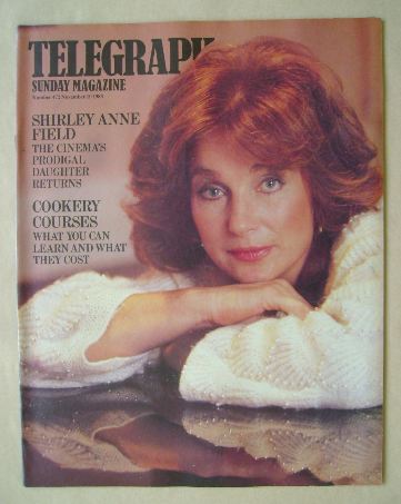 The Sunday Telegraph magazine - Shirley Anne Field cover (10 November 1985)