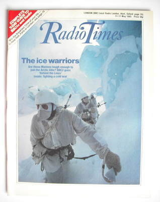 Radio Times magazine - The Ice Warriors cover (11-17 May 1985)