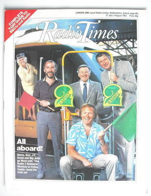 Radio Times magazine - All Aboard cover (27 July - 2 August 1985)
