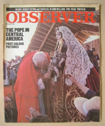 The Observer magazine - Pope John Paul II cover (20 March 1983)