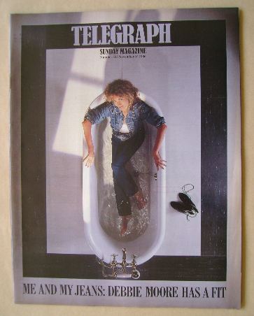 The Sunday Telegraph magazine - Debbie Moore cover (16 November 1986)