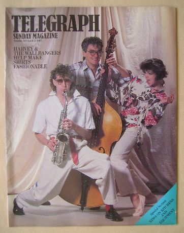 The Sunday Telegraph magazine - Harvey & The Wallbangers cover (21 April 1985)