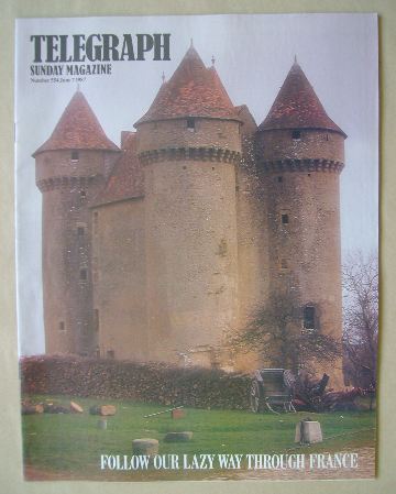 The Sunday Telegraph magazine - Lazy Way Through France cover (7 June 1987)