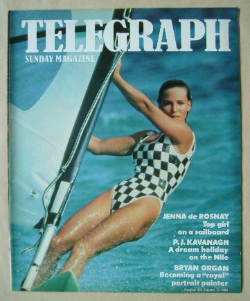The Sunday Telegraph magazine - Jenna de Rosnay cover (22 January 1984)