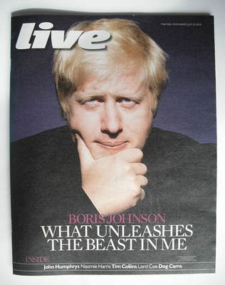 Live magazine - Boris Johnson cover (25 July 2010)