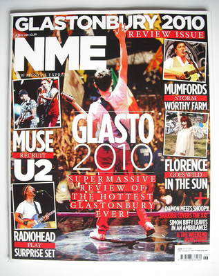 NME magazine - Glastonbury 2010 (3 July 2010)