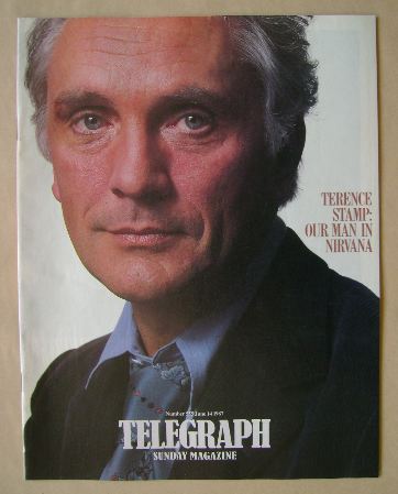 The Sunday Telegraph magazine - Terence Stamp cover (14 June 1987)