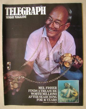 The Sunday Telegraph magazine - Mel Fisher cover (6 October 1985)