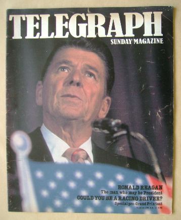 <!--1980-07-13-->The Sunday Telegraph magazine - Ronald Reagan cover (13 Ju