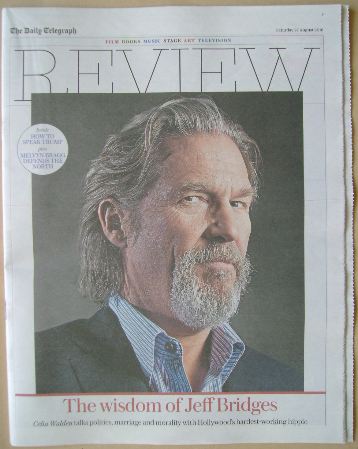The Daily Telegraph Review newspaper supplement - 27 August 2016 - Jeff Bri
