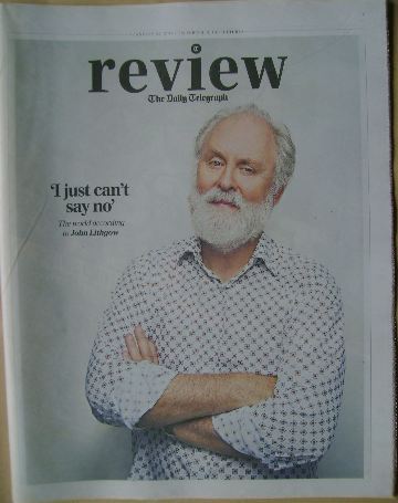 The Daily Telegraph Review newspaper supplement - 31 January 2015 - John Lithgow cover
