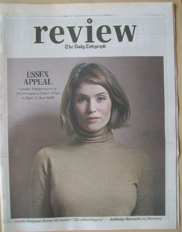 The Daily Telegraph Review newspaper supplement - 18 October 2014 - Gemma Arterton cover